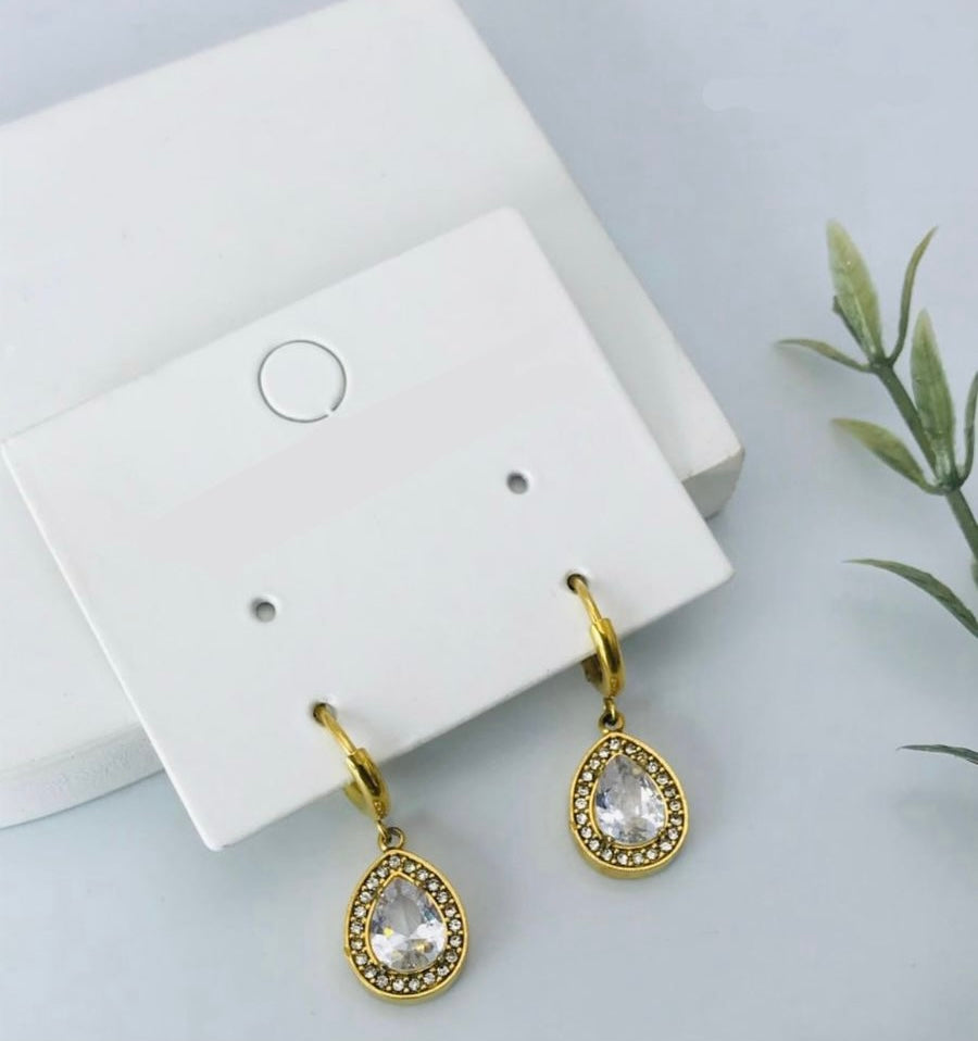 Luxe Drip Drop Hoops