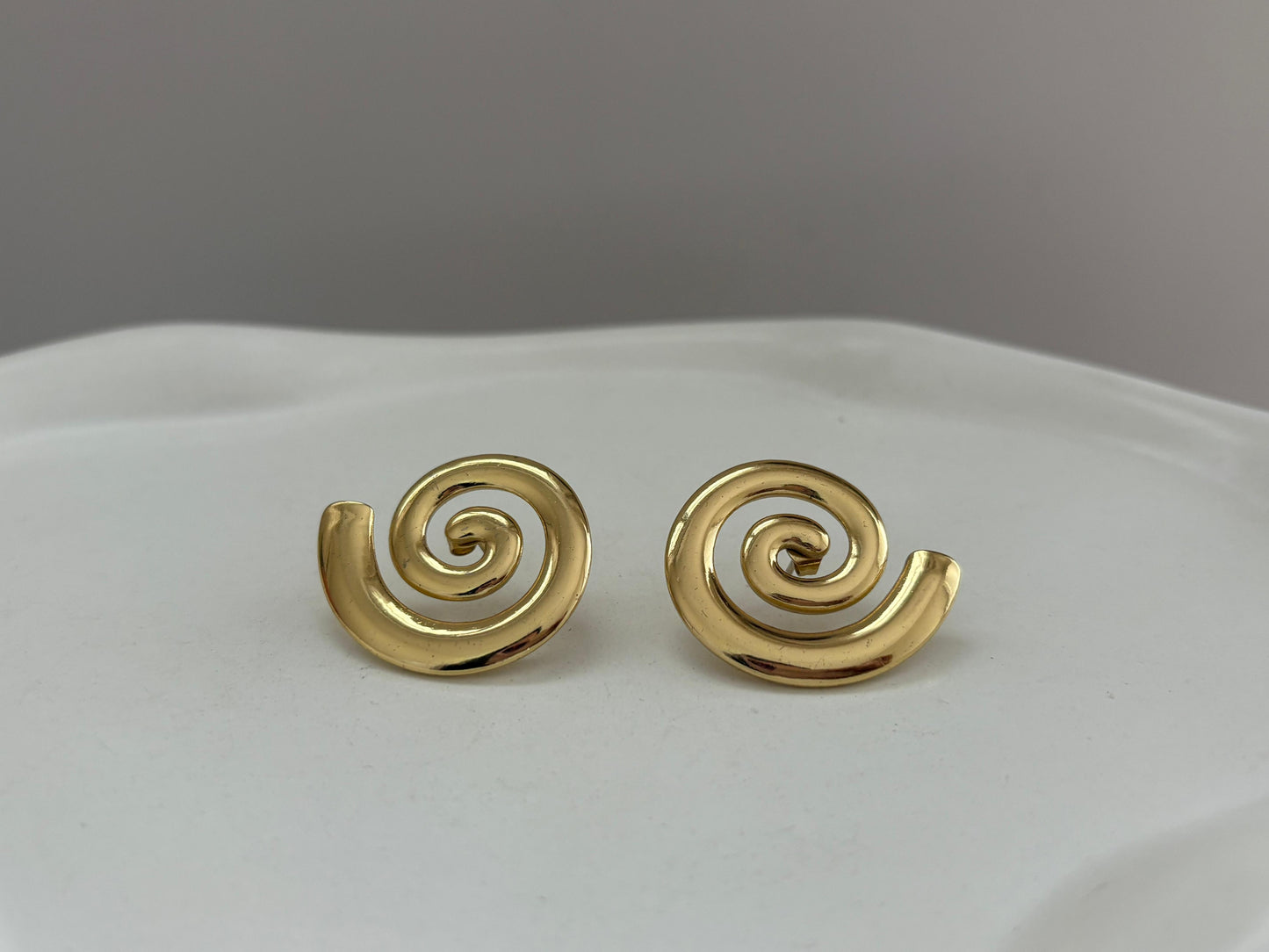 LunaVortex Spiral Studs